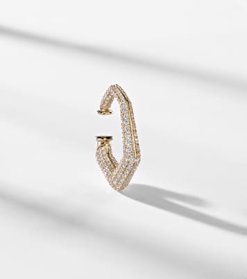 Boucle d'oreille unique en or 18 ct et diamants | Ananya