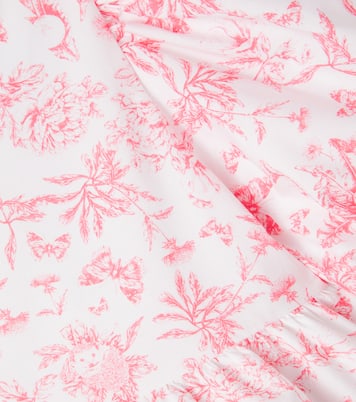 Printed puff-sleeve cotton dress | Tartine et Chocolat