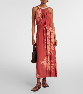 Robe longue Odessa imprimée | Velvet