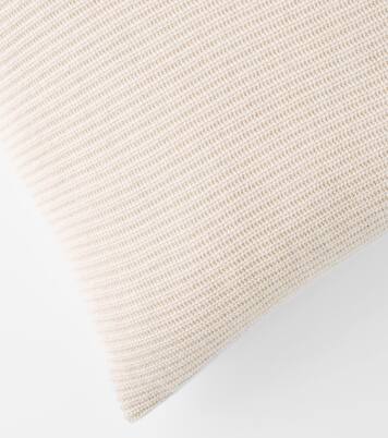 Ribbed-knit cashmere cushion | Brunello Cucinelli