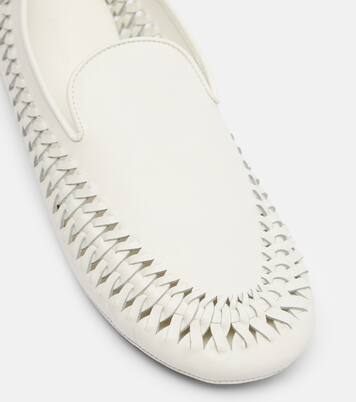 Slip-Ons Whip aus Leder | Proenza Schouler