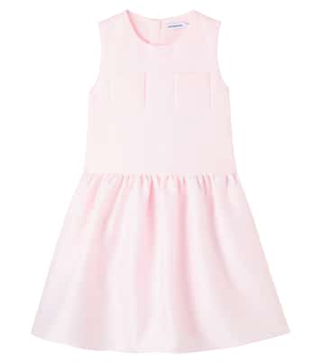 Taffeta-trimmed dress | Self-Portrait Kids