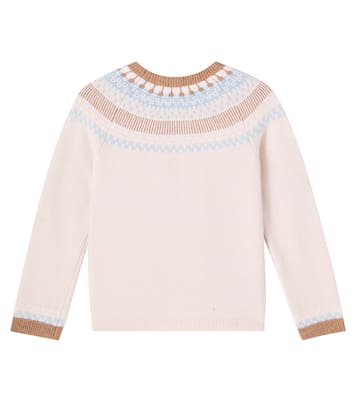 Wool jacquard sweater | Tartine et Chocolat