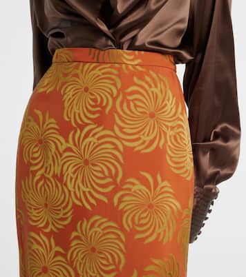Printed midi skirt | Dries Van Noten