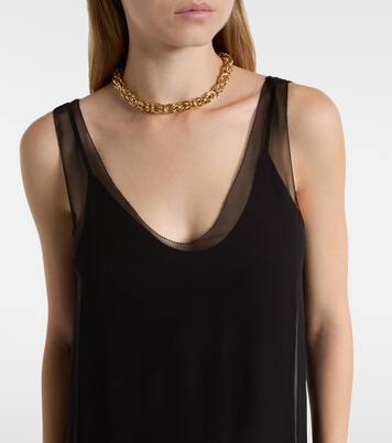 Slipdress aus Seidenchiffon | Toteme