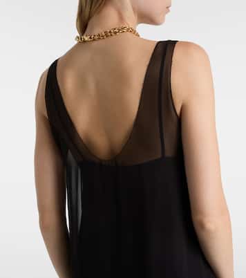 Slipdress aus Seidenchiffon | Toteme