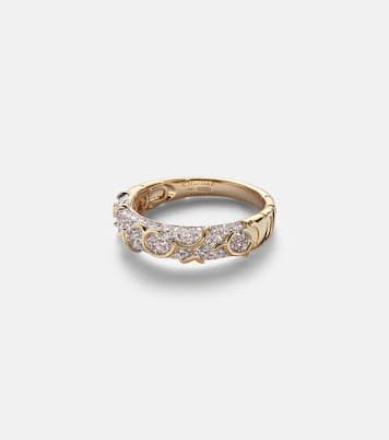 Ring Ondine aus 18kt Gelbgold mit Diamanten | Marina B