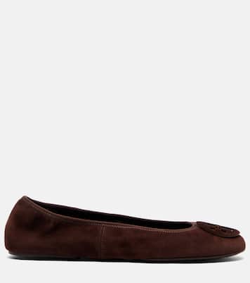 Reva Travel suede ballet flats | Tory Burch