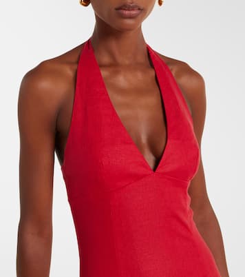 Midikleid Marais aus Leinen | Faithfull