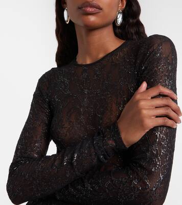 Floral lace bodysuit | Wardrobe.NYC