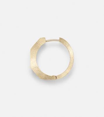 Ecrou 18kt gold single hoop earring | Marie Lichtenberg