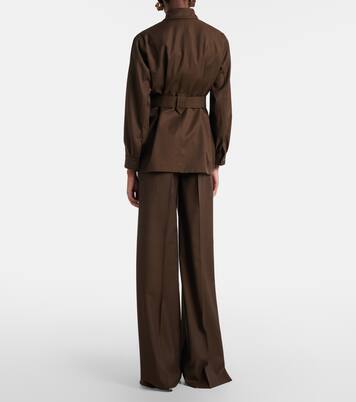 Pantalon ample Quorum en laine vierge | Max Mara