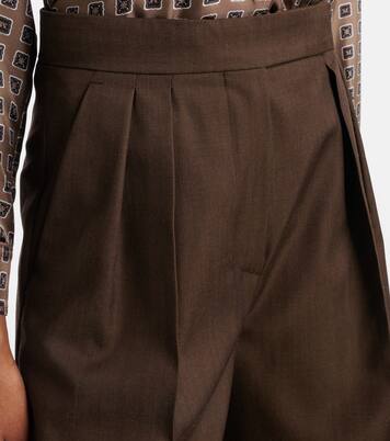 Pantalon ample Quorum en laine vierge | Max Mara