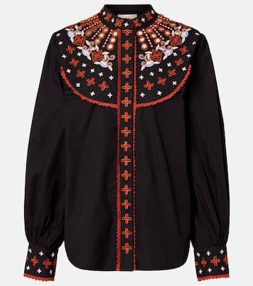 Embroidered cotton shirt | Farm Rio