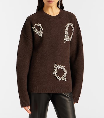 Embroidered wool sweater | Jacques Wei