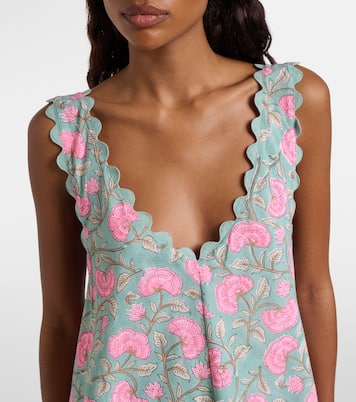 Floral cotton minidress | Juliet Dunn