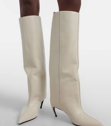 Lea 65 leather knee-high boots | The Attico