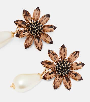 Re-Edition embellished clip-on earrings | Dolce&Gabbana