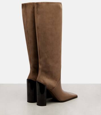 Leather knee-high boots | Alaïa
