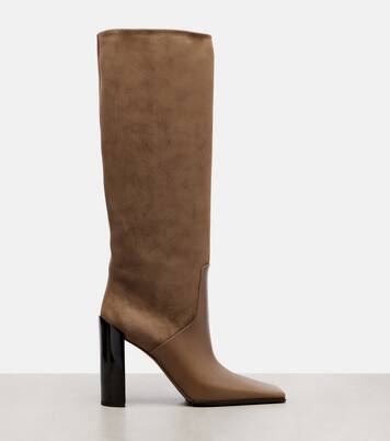Leather knee-high boots | Alaïa