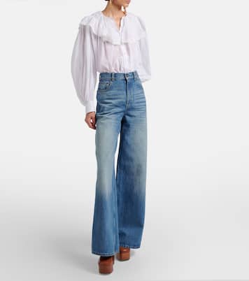 High-Rise Wide-Leg Jeans | Chloé
