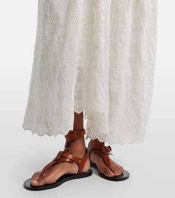 Maxikleid Zoen aus Baumwolle und Seide | Isabel Marant