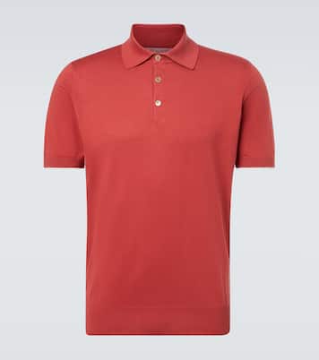 Cotton piqué polo shirt | Brunello Cucinelli