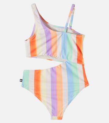 Naan cutout striped swimsuit  | Molo