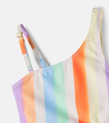 Naan cutout striped swimsuit  | Molo