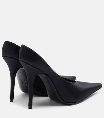 Mules Anok de satén | Amina Muaddi