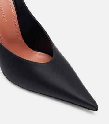 Mules Anok de satén | Amina Muaddi