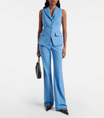 Gilet Benny à simple boutonnage | Veronica Beard