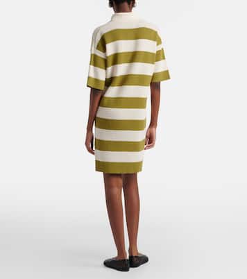 Ami de Cœur striped cotton polo dress | Ami Paris