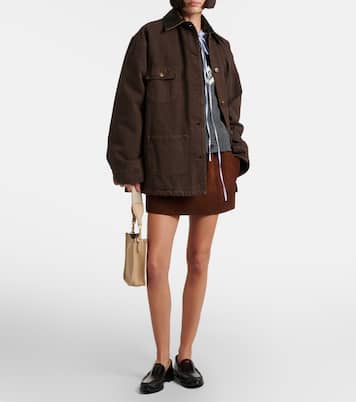 Schultertasche Mini aus Leder | Prada