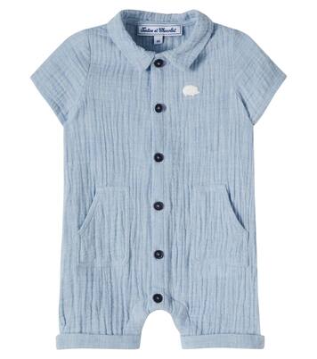 Baby Spieler aus Baumwoll-Seersucker | Tartine et Chocolat