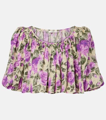 Bedrucktes Top aus Seide | Chloé