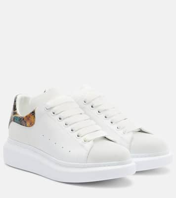Oversized leather sneakers | McQueen