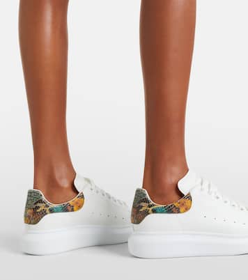 Oversized leather sneakers | McQueen
