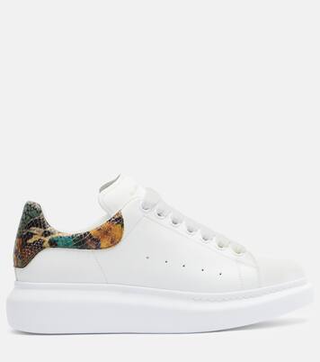 Oversized leather sneakers | McQueen
