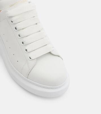 Oversized leather sneakers | McQueen