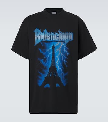 T-shirt imprimé en coton | Balenciaga