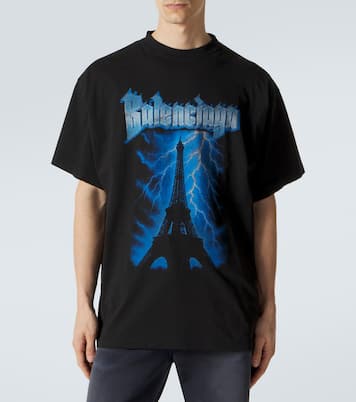 T-shirt imprimé en coton | Balenciaga