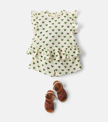 Coco printed cotton muslin shorts | Konges Sløjd