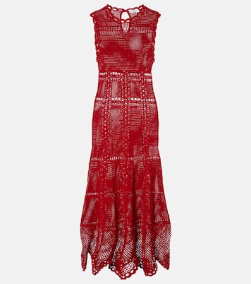 Cotton crochet minidress | Erdem