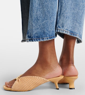 Paula's Ibiza Pebble Soft mules | Loewe
