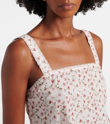 Charlotte floral cotton top | Posse
