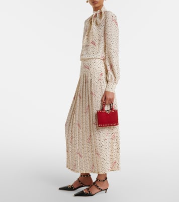 Rockstud Mini suede tote bag | Valentino Garavani