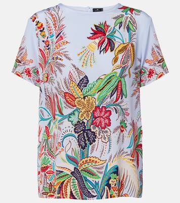 Top aus Crêpe de Chine aus Seide | Etro