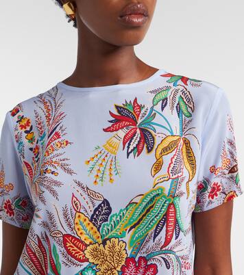 Top aus Crêpe de Chine aus Seide | Etro