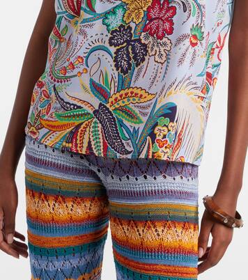 Top aus Crêpe de Chine aus Seide | Etro